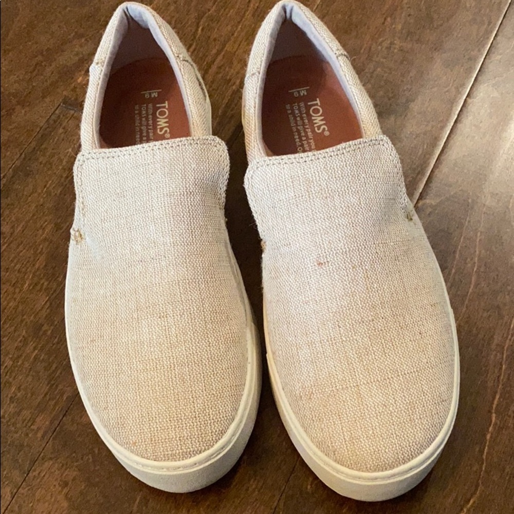 Men’s Tan Toms - Never Worn